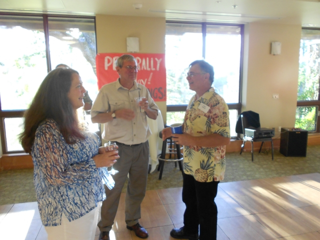 Becky Bogardus Weislow, Steve Lindsay, and Skip Wellman