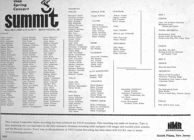 1968 Spring Concert