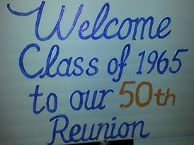 Welcome banner that Sharon Tedder made
