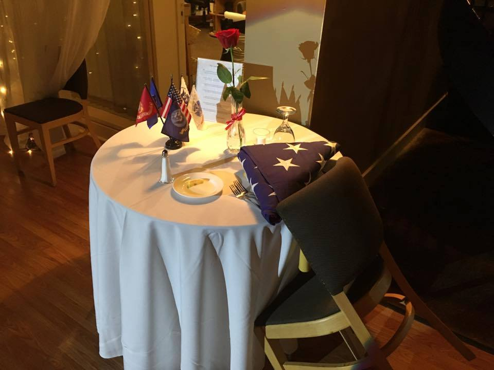 Missing Man table - honoring our missing Veterans