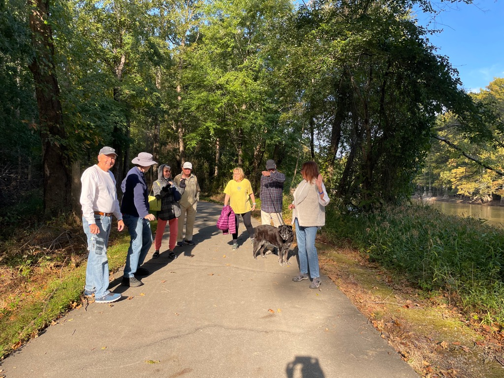 Some of the Saturday River Walkers
