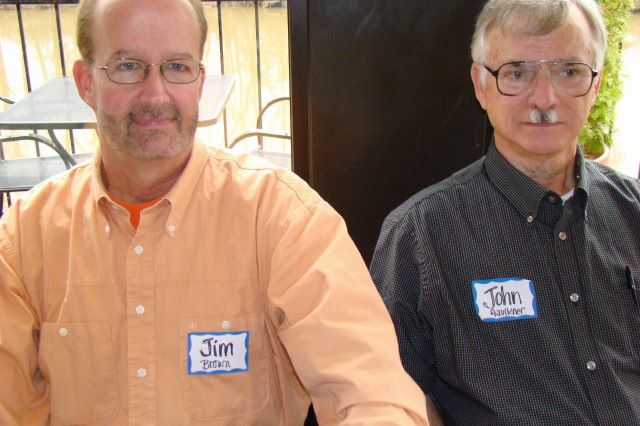 Jan. 2015 Lunch in Rocky Mount -
Jim Brown & John Faulkner