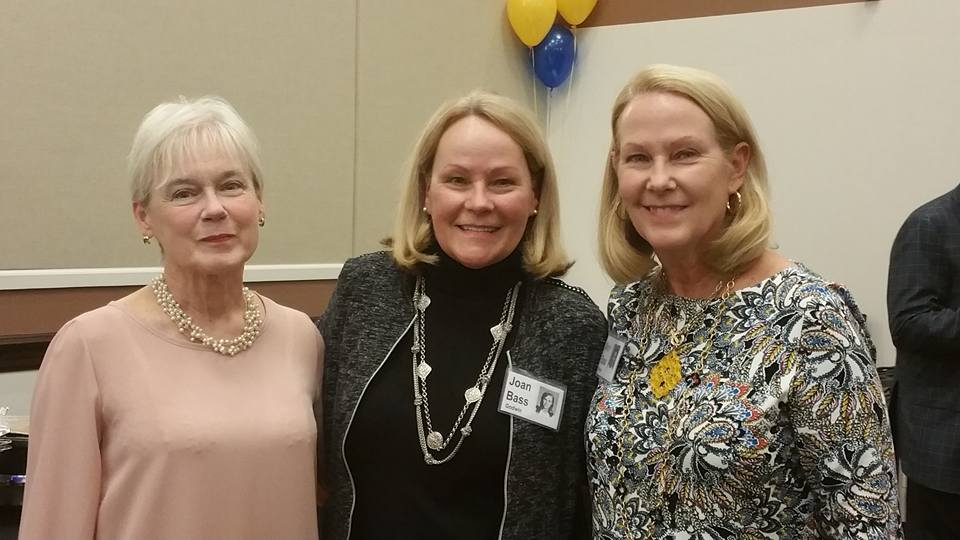 Donna-Gayle Bullock Thompson, Joan Bass Godwin and Ann Bass Munden