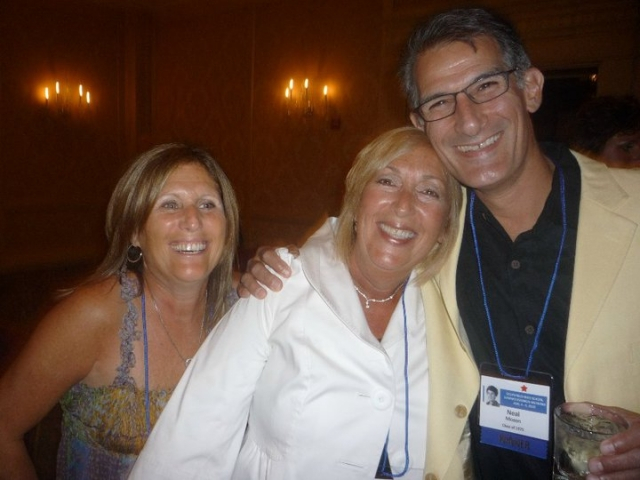 Debbie Richie, Jill Schwartz and Neal Mozen, all 75