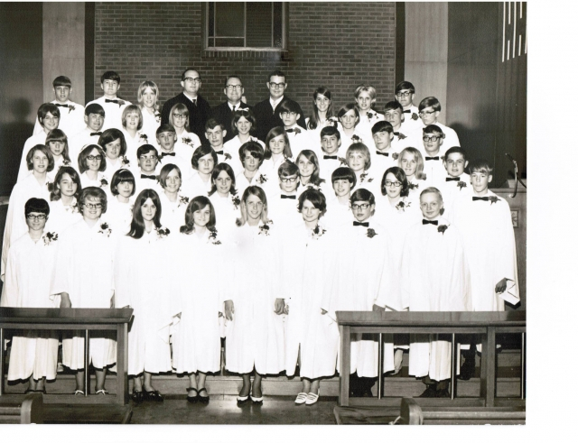 Aldersgate Methodist Church confirmation class