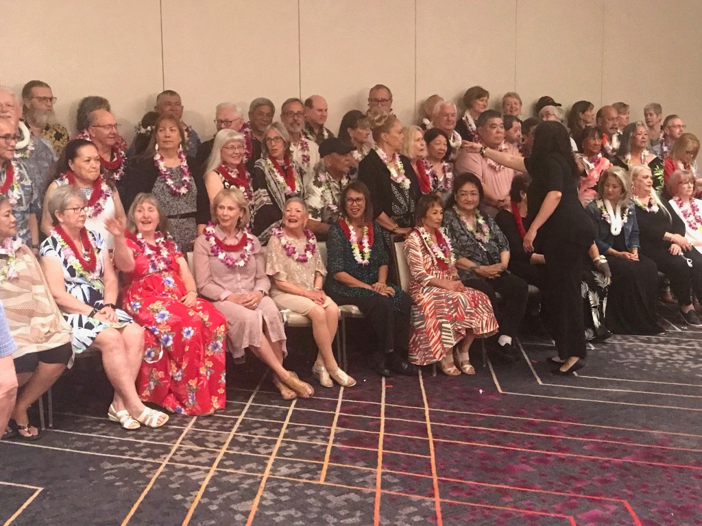 Everyone is now in place for the group photo