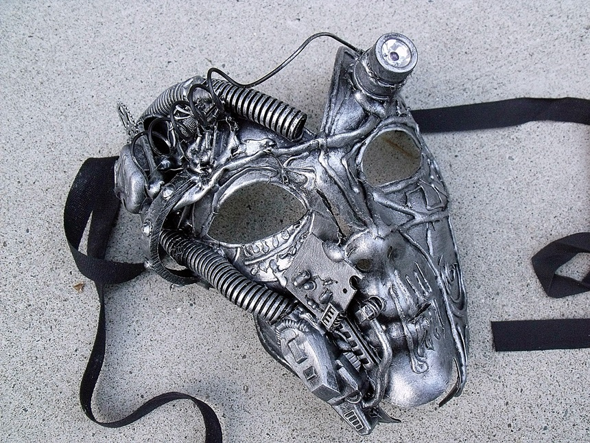 One-of-a-kind Cyborg large butterfly $49