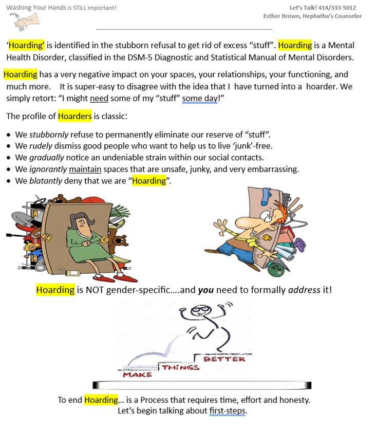07272025 Step by Step DeCluttering