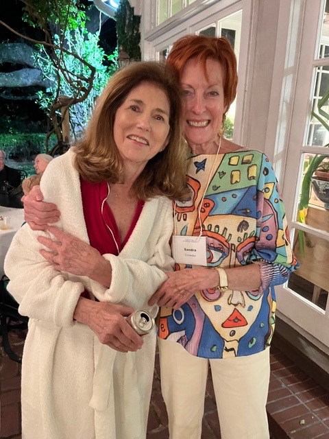Mary Dudley Schmidt, Our Co-Host, and Sandra Crowder