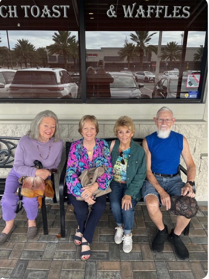 Gail Rogers Carter, Una Howell Pardue, Libby Girlinghouse Bernard, Ray Church