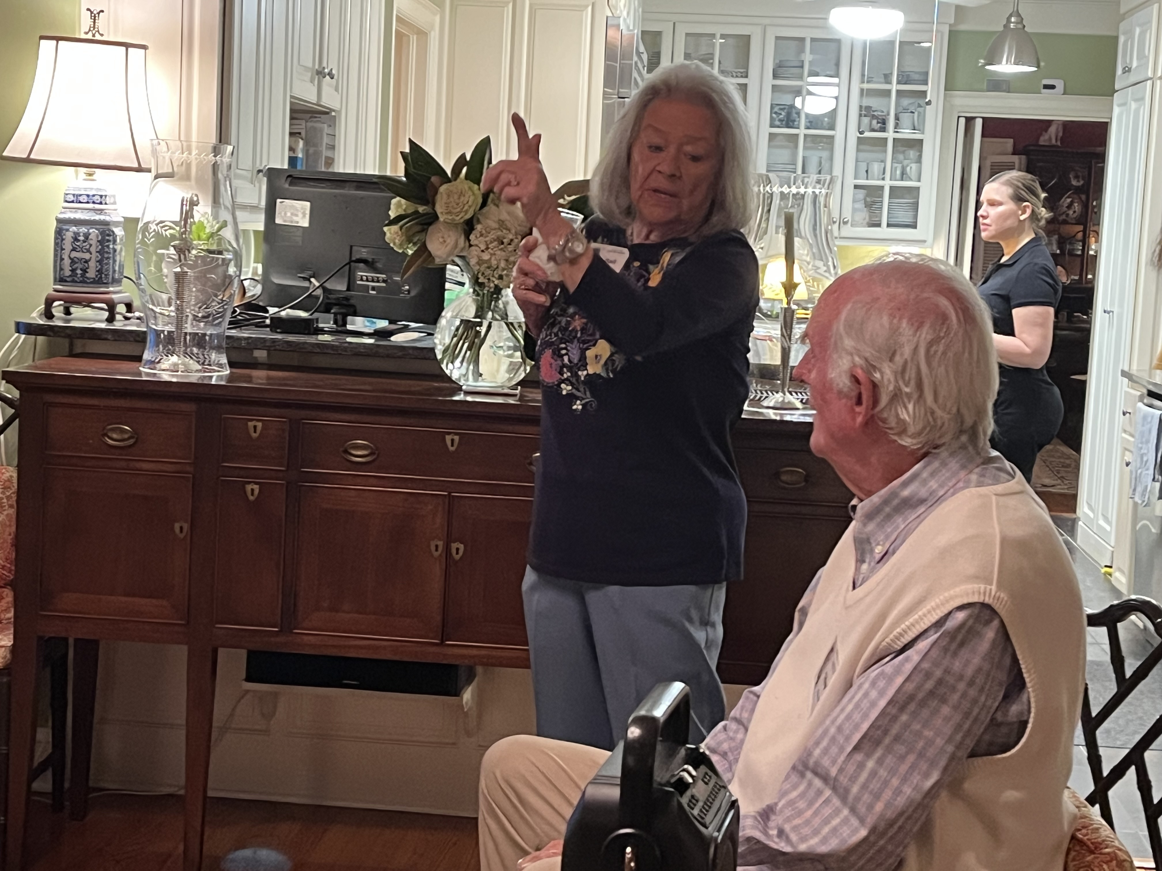 Gail Rogers Carter, Hap Stewart