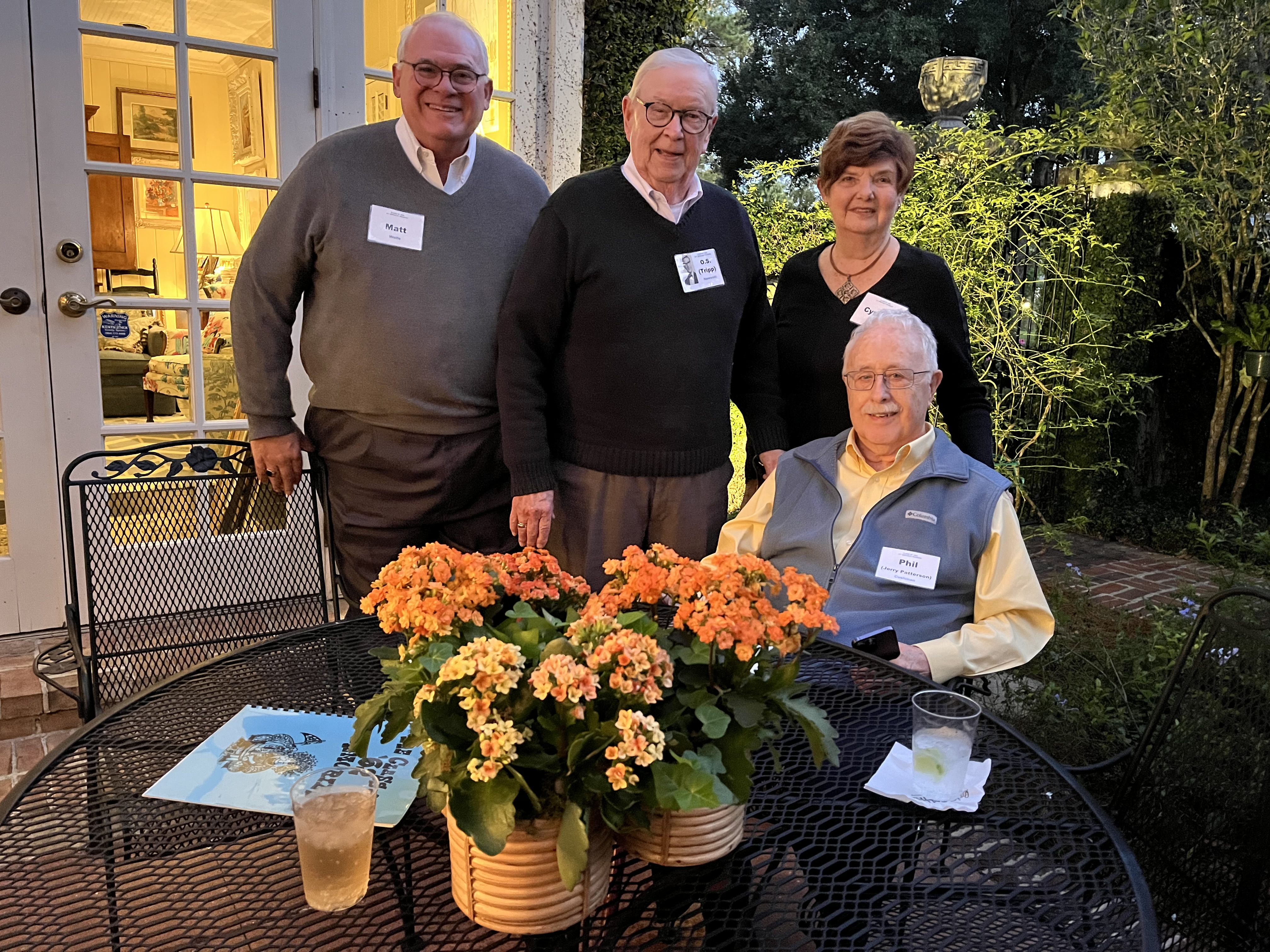 L-R: Matthew Wolfe, Tripp Newsom, Cyndee Park, Phil Cushman