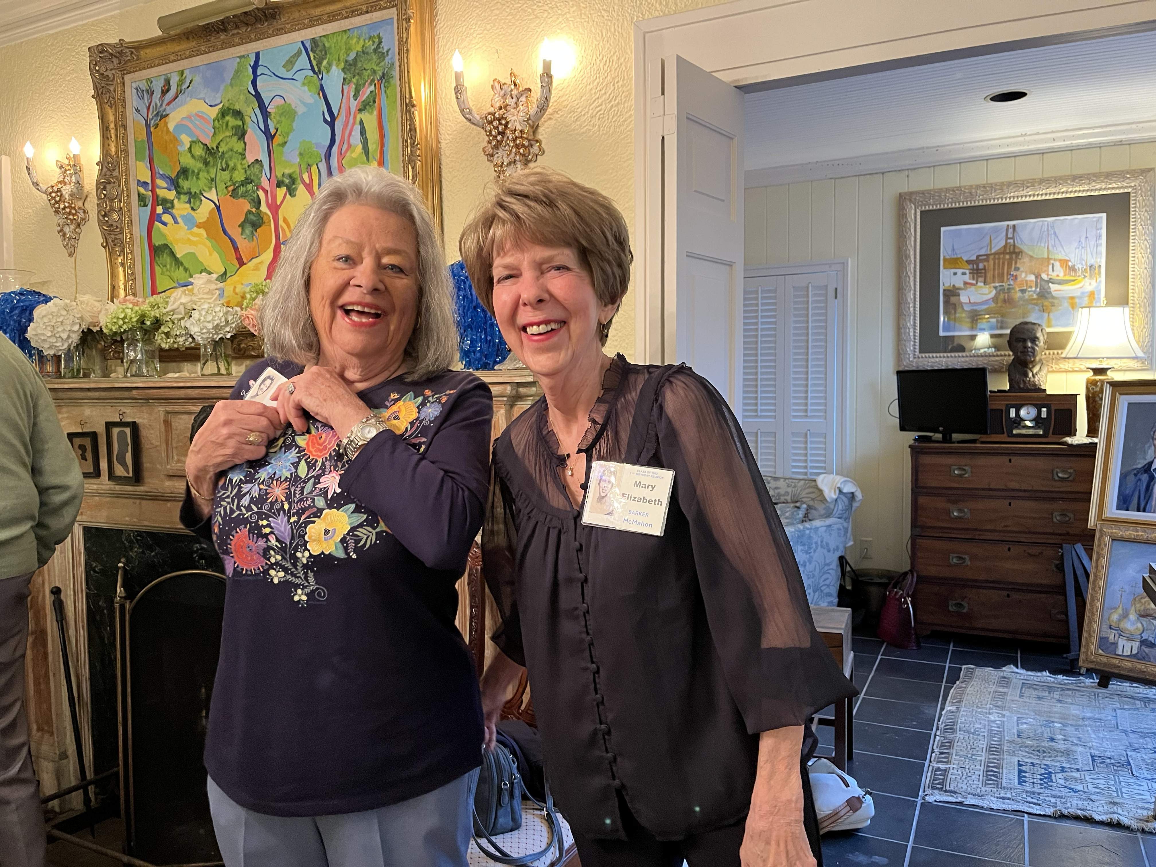 Gail Rogers Carter and Mary Elizabeth Barker McMahon