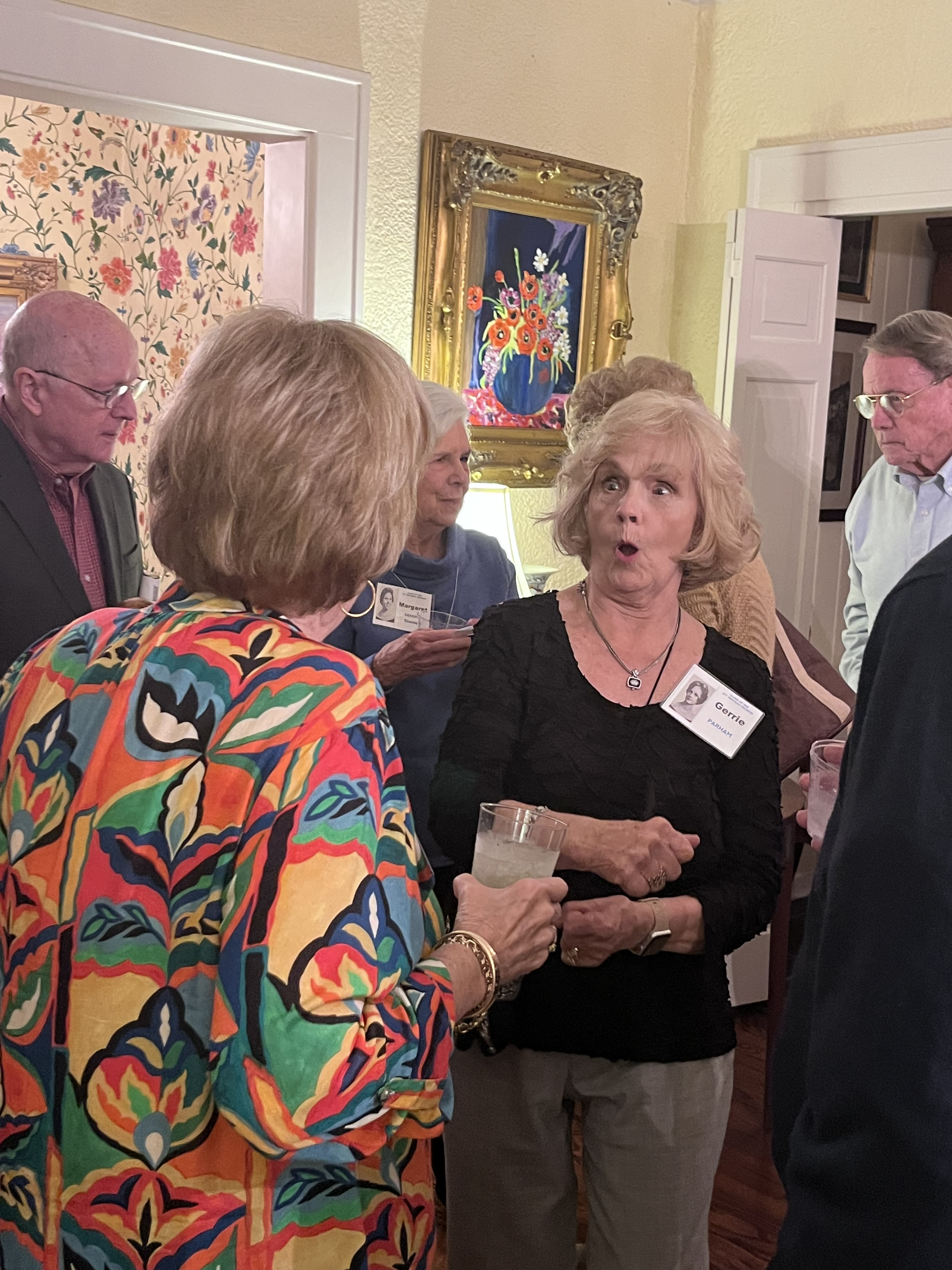 Una Howell Pardue (back to camera), Mike Seale, Margaret DeHoff Stanley, Gerrie Parham, Barton Lanahan