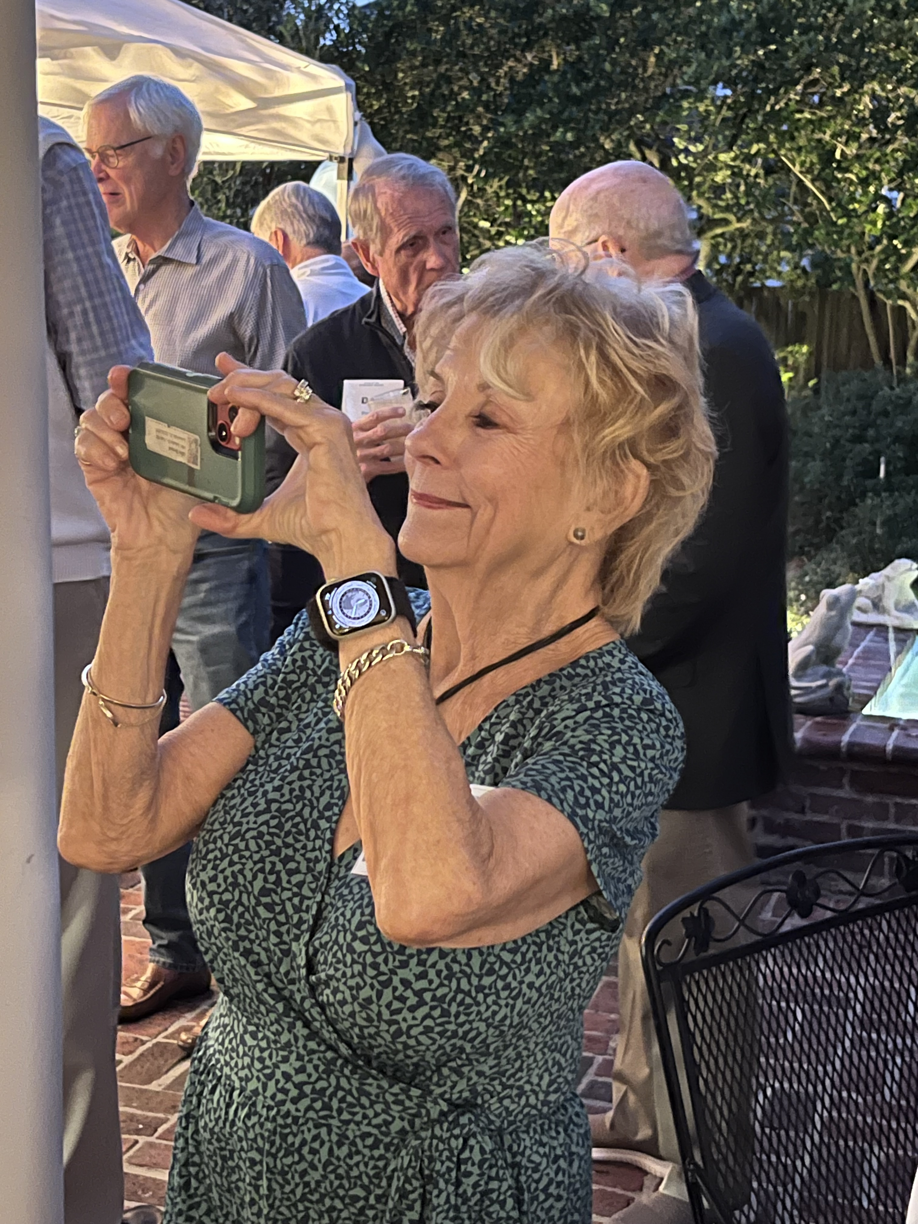 Libby Girlinghous Bernard: "Okay, everybody smile!"