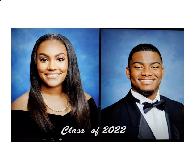 Alumni 2022 Scholarship Winners, Kaelyn Moore and Rikhari Harris
