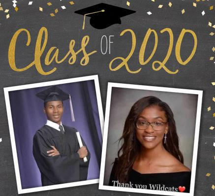 Class 1967 Scholarship 2020 Winners, Kahalil Cole and Heaven Walker