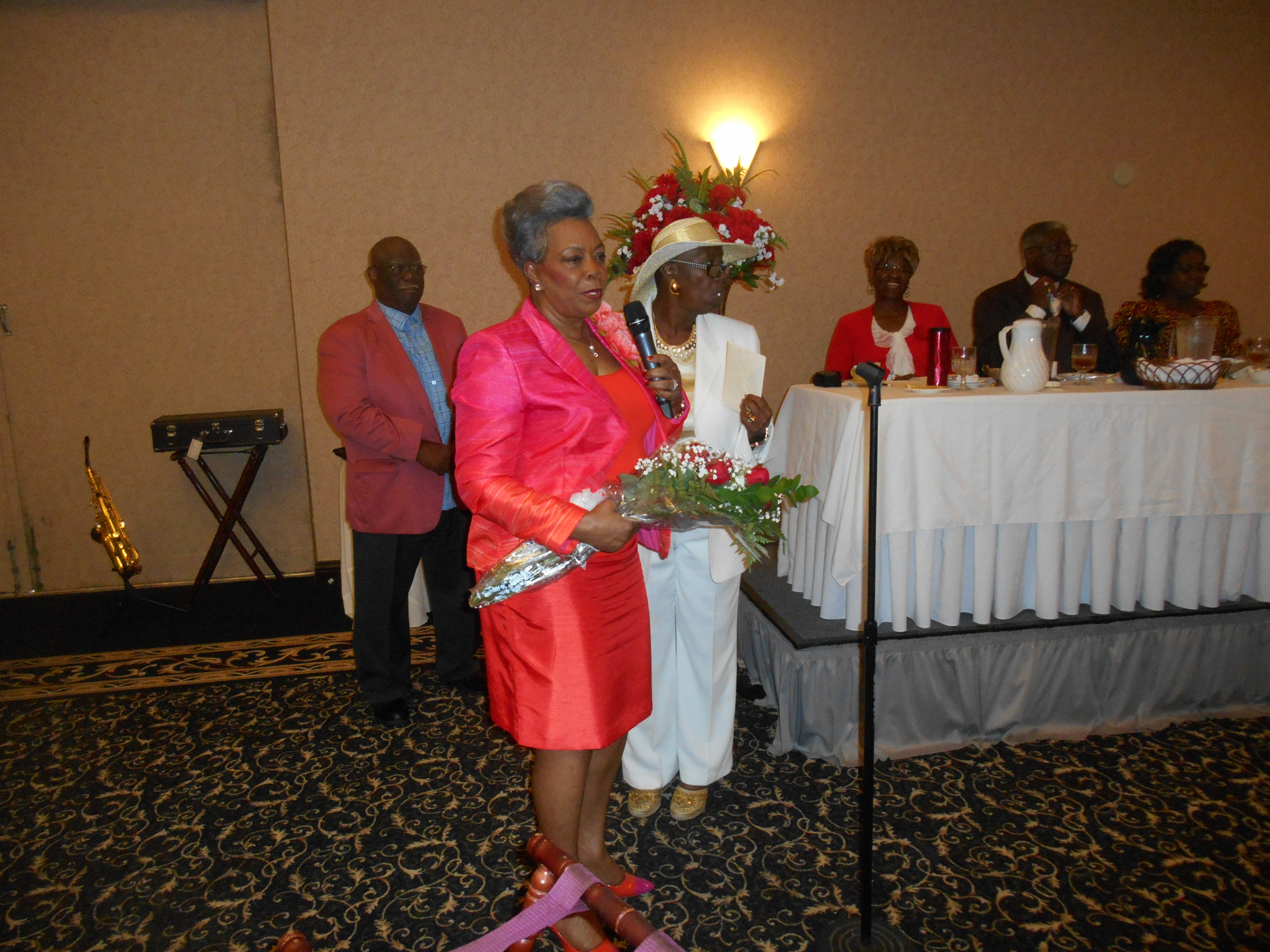 Alumni 2016 Luncheon, Guest Speaker, Rosemary McGill and Tommie Miller, Reunion Chairperson