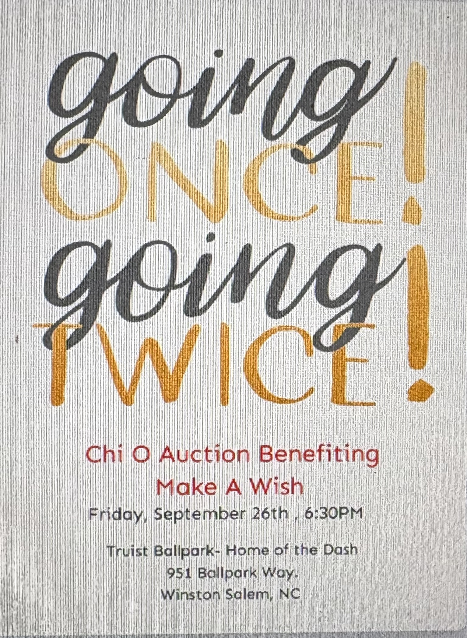 Chi Omega supports Make A Wish