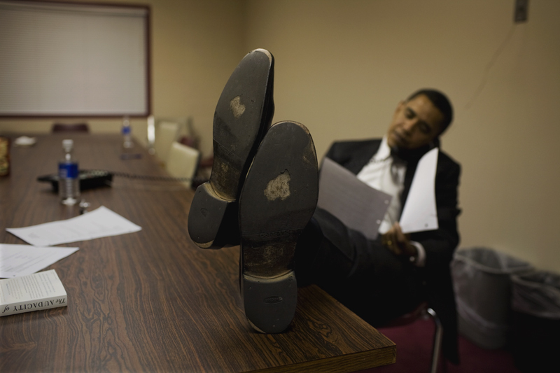 Obama 2008 - It's been a long, tough road.