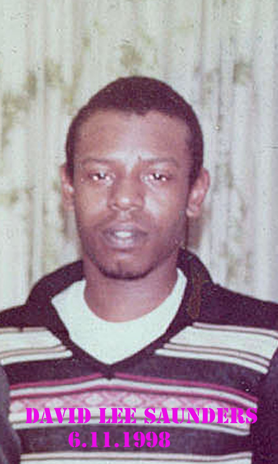 Mr. David Lee (Bobby) Saunders - June 11, 1998