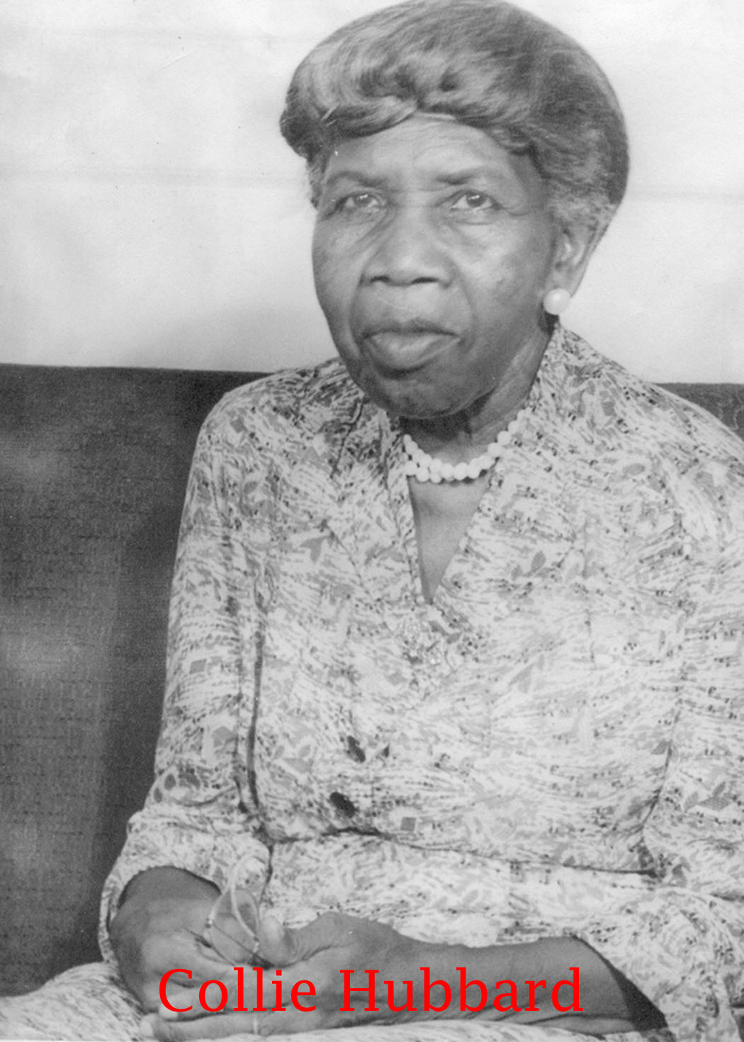 Mrs. Collie Hubbard - December 29, 1963