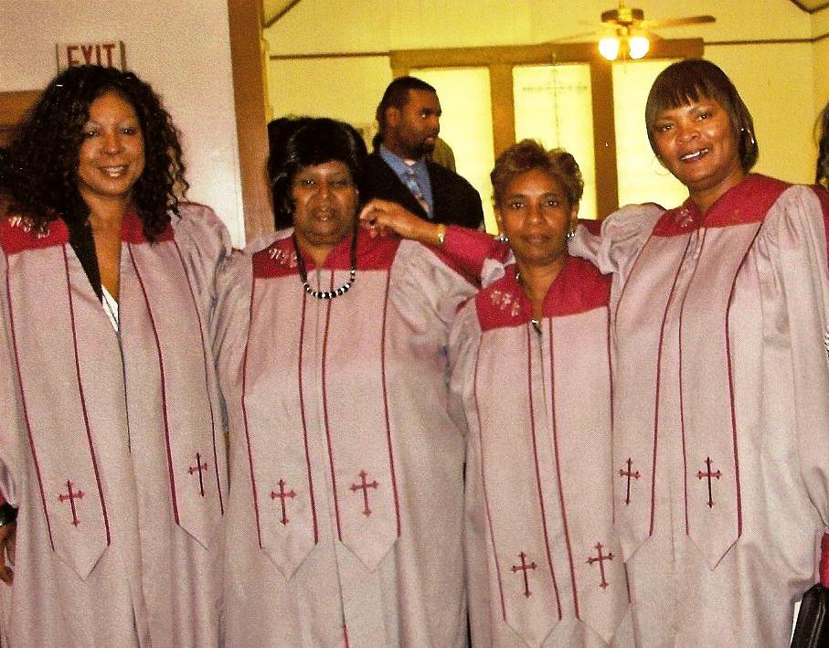 Choir Members-Phyllis King,Delores May,Marilyn Beals and Eloise Robinson "Descendant of Doctor and Johnnie May"