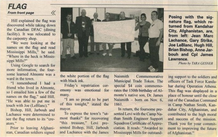 Newspaper Article - Flag (2)