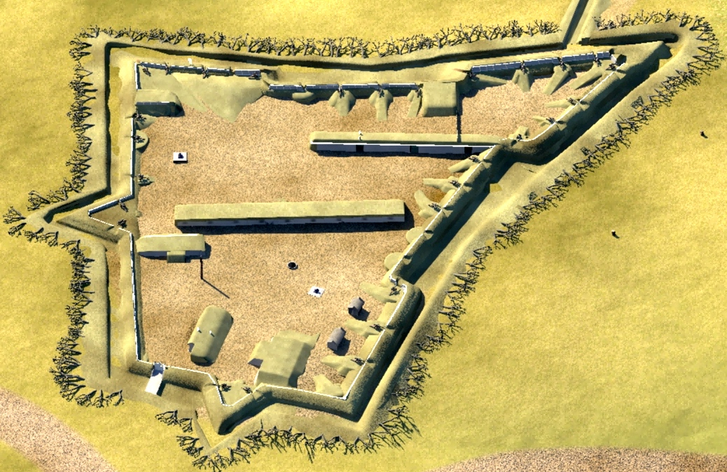 FOOTPRINT OF FORT ETHAN ALLEN