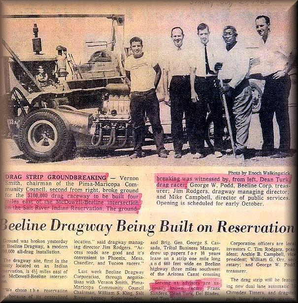 BEELINE DRAGWAY
JULY 27TH 1963
PHOTO FROM Phil Hannum