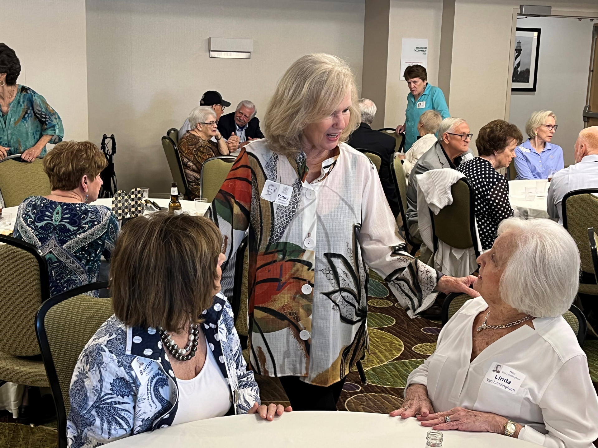 Barbara Cowles, Patsy Rhodes, Linda Van Landingham