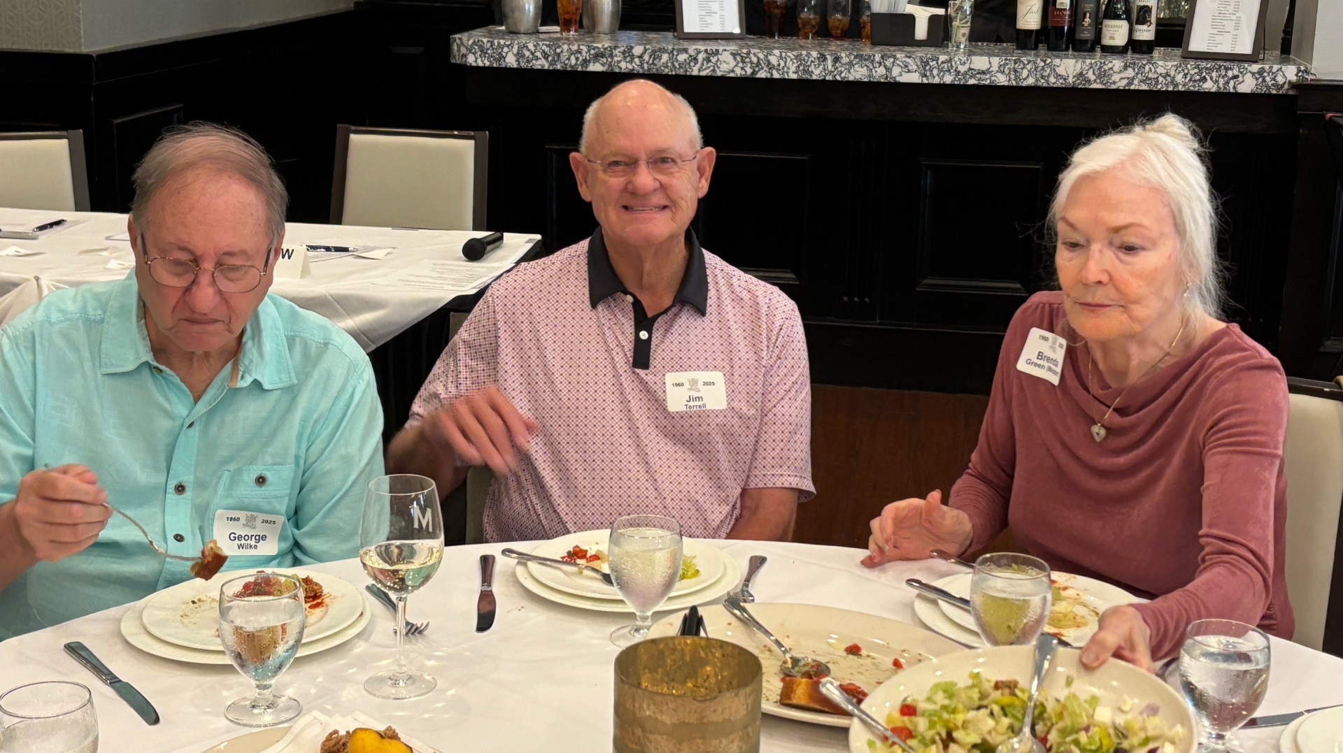 George Wilke, Jim Terrell, Brenda Green (Meister)