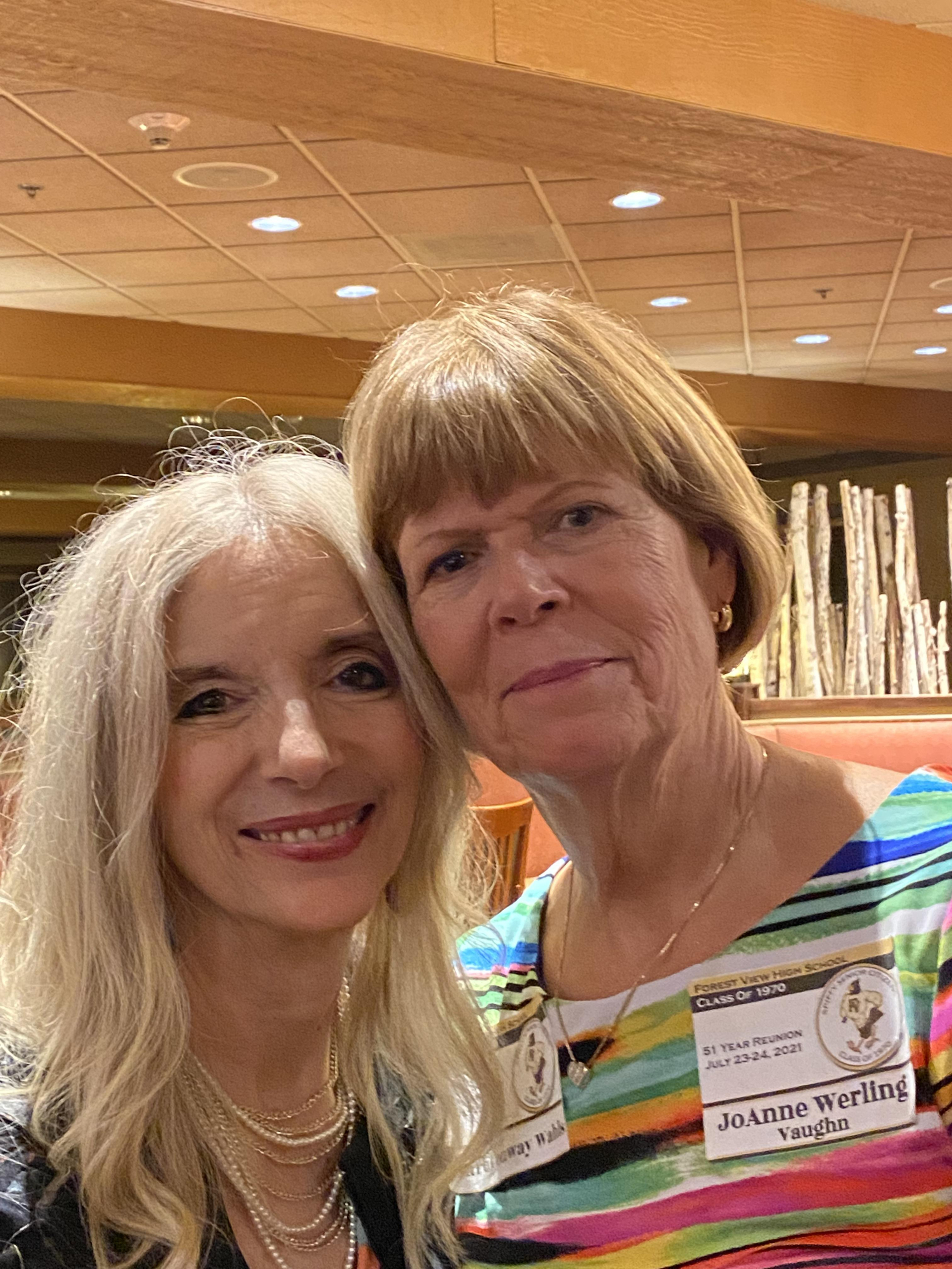 Madeline Palmisano Franklin and JoAnne Werling Vaughn