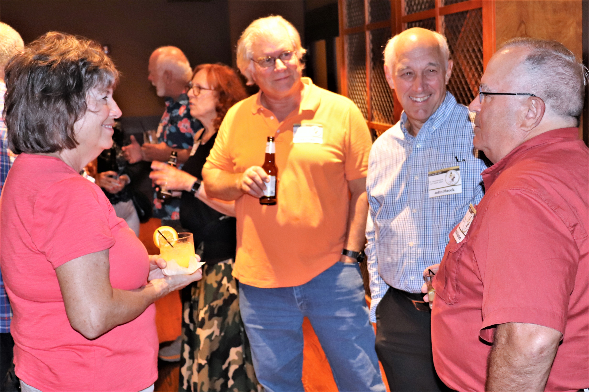 Kathy Ilg Poetter, Mike Tritle, John Placek, and Frank Plantan