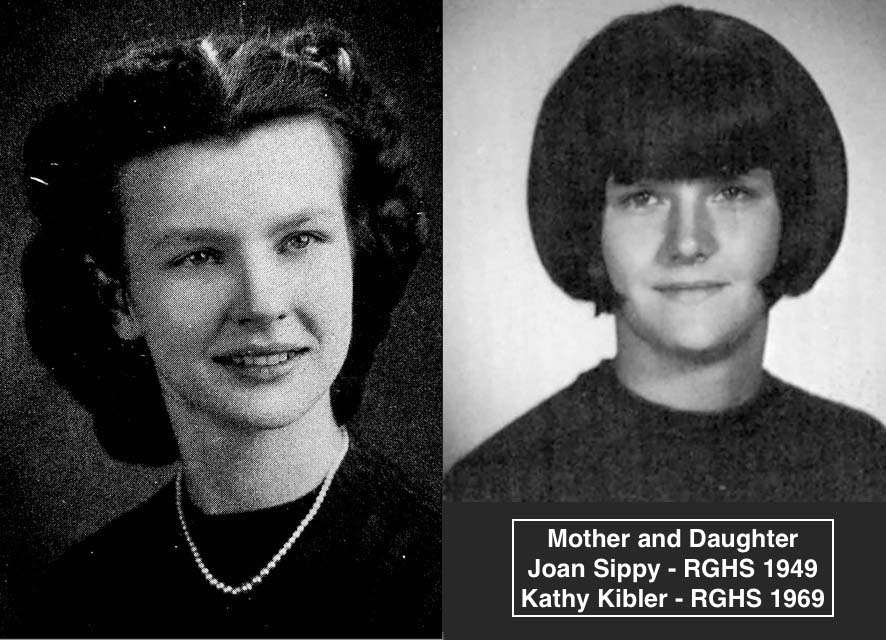 Mother and Daughter: Joan Sippy (RGHS 1949) and Kathy Kibler (RGHS 1969)