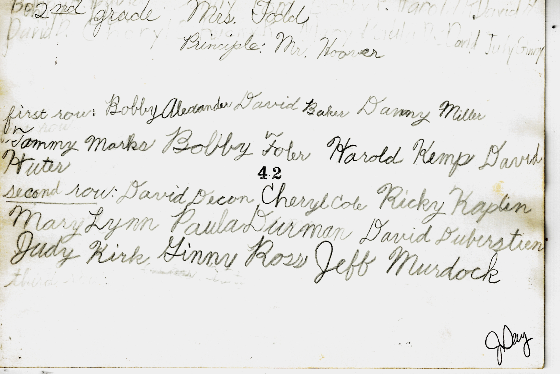 Names - Photo above