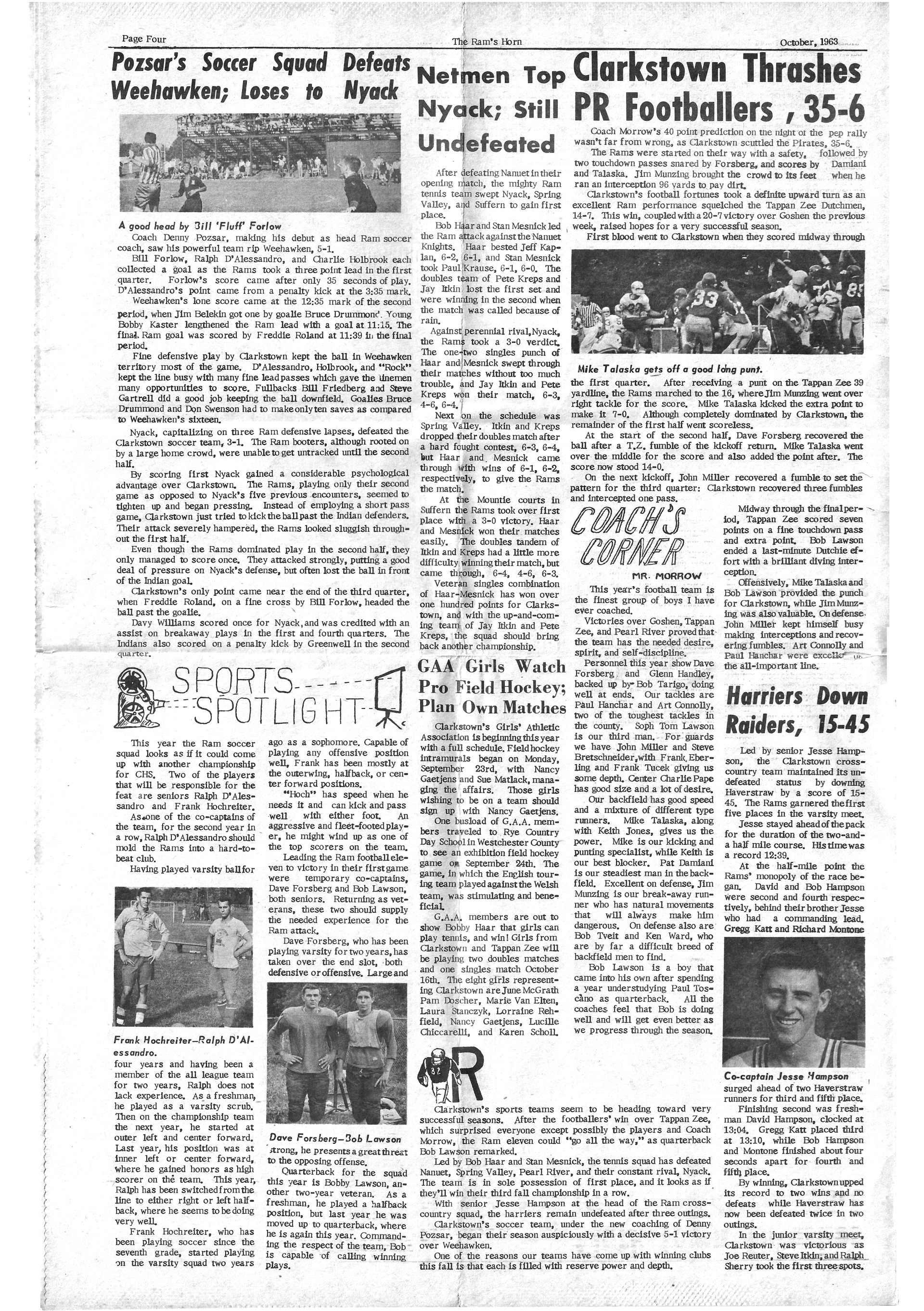 The Ram's Horn - October 1963 - Page 4