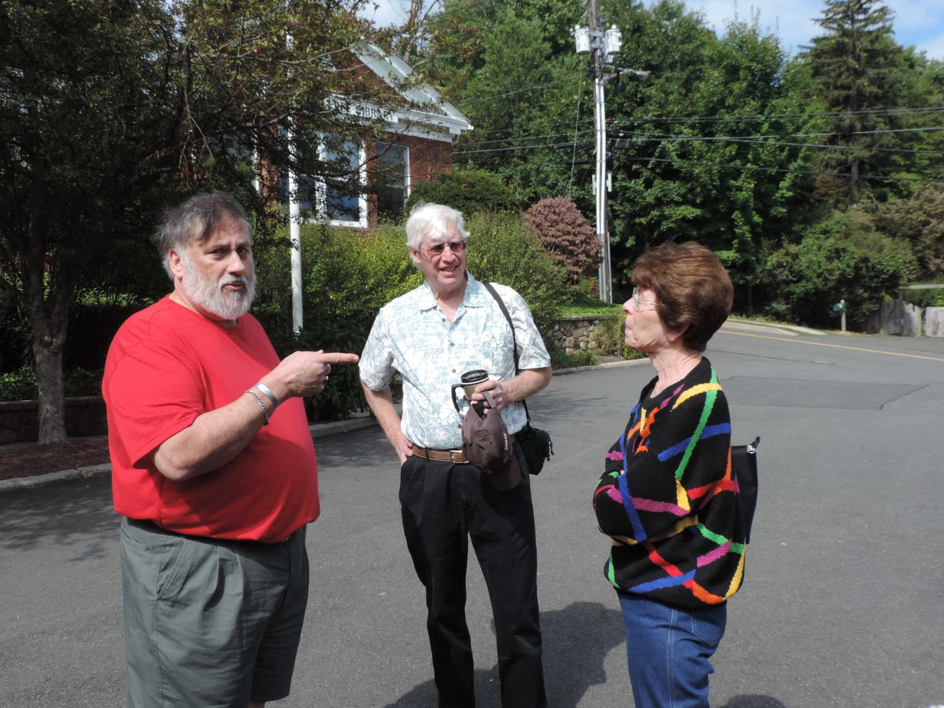 "That's Eileen Z." Newt Powell, Steve Rodewald, Eileen Zuckerman - Windows of Mrs. Shuttleworth's 5th grade classroom in background.