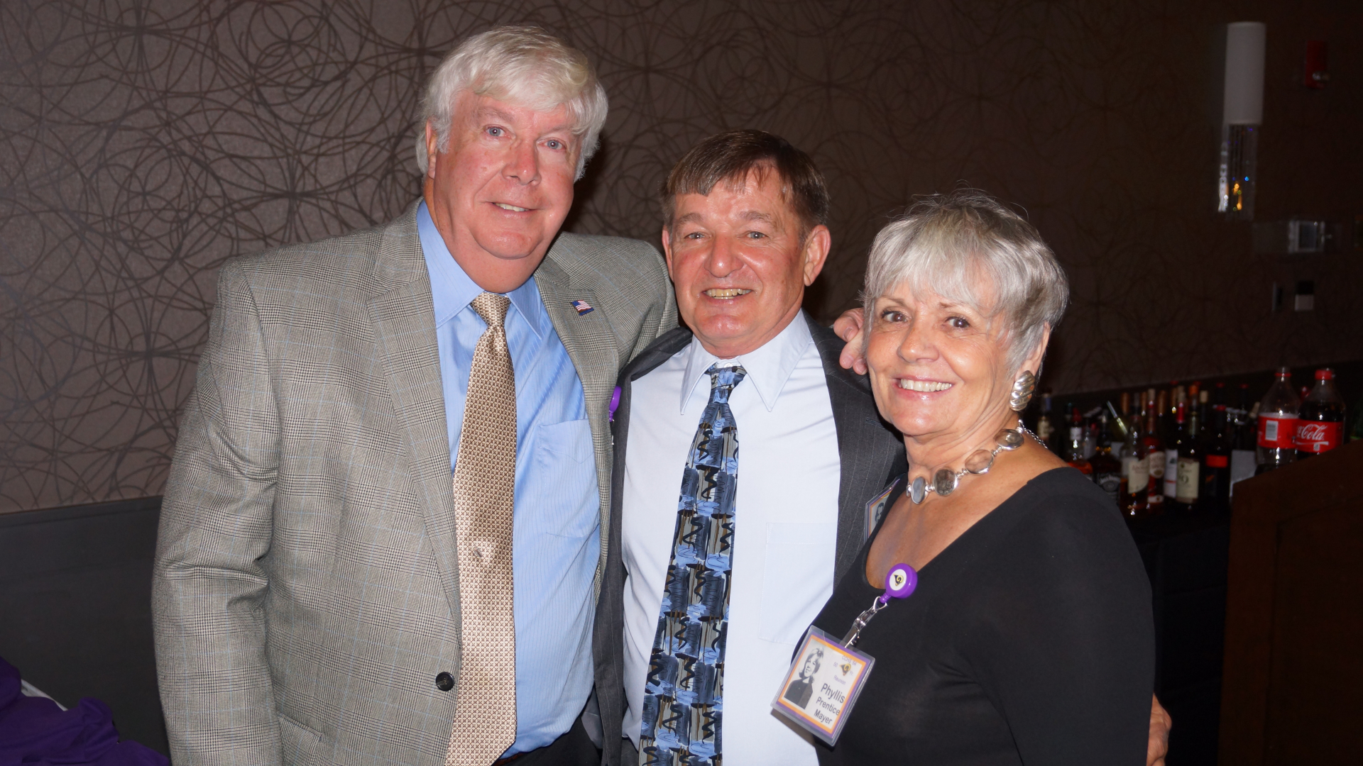 Dick Harniman, Gene Schmidt, Phyllis Prentice