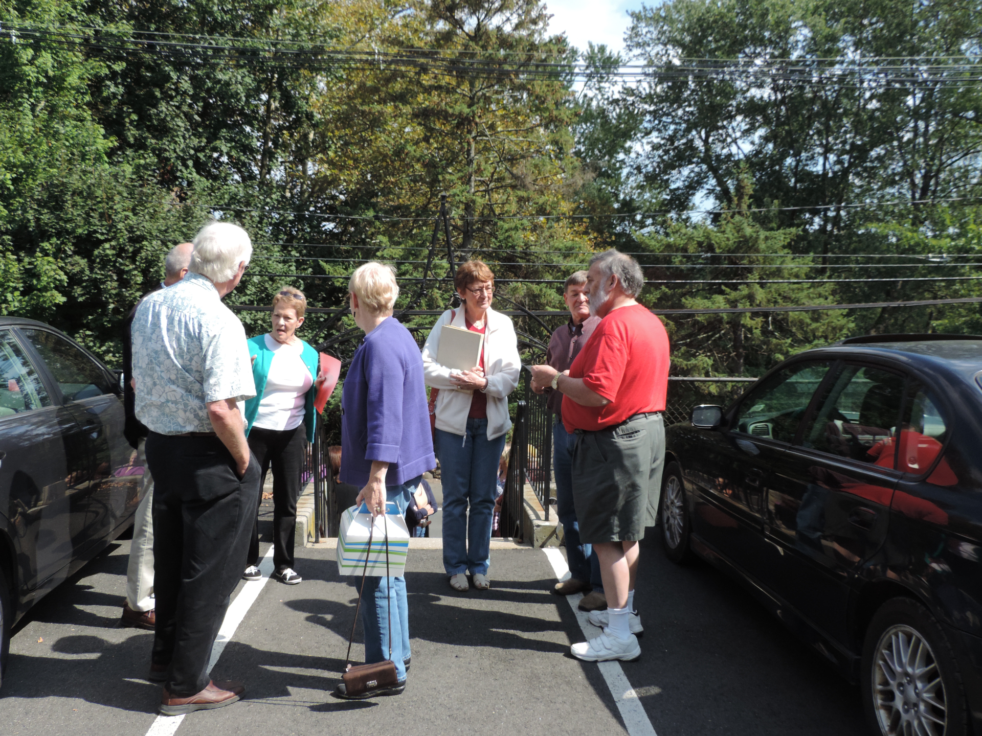 Some people talked afterwards in the parking lot for nearly an hour!