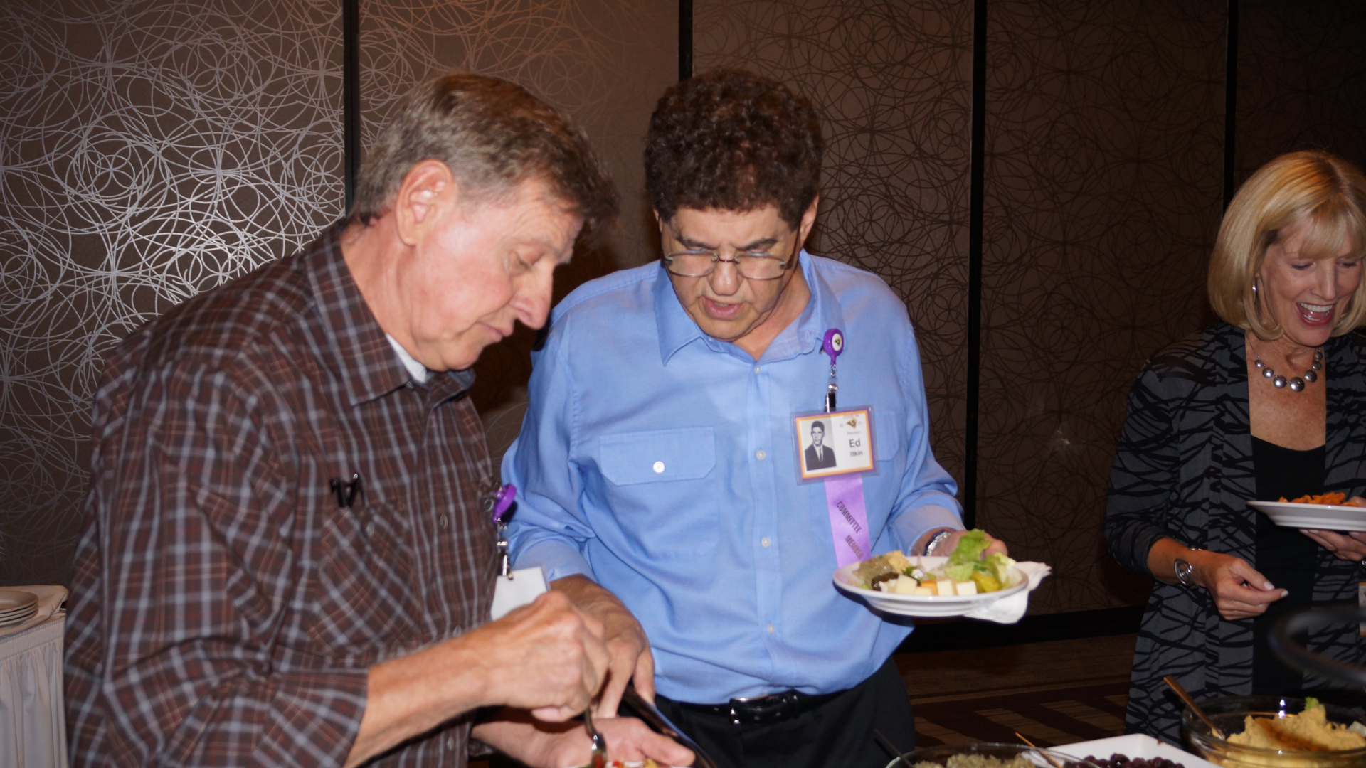 Bob Wager, Ed Itkin, Laurel Oakley (Lawson)