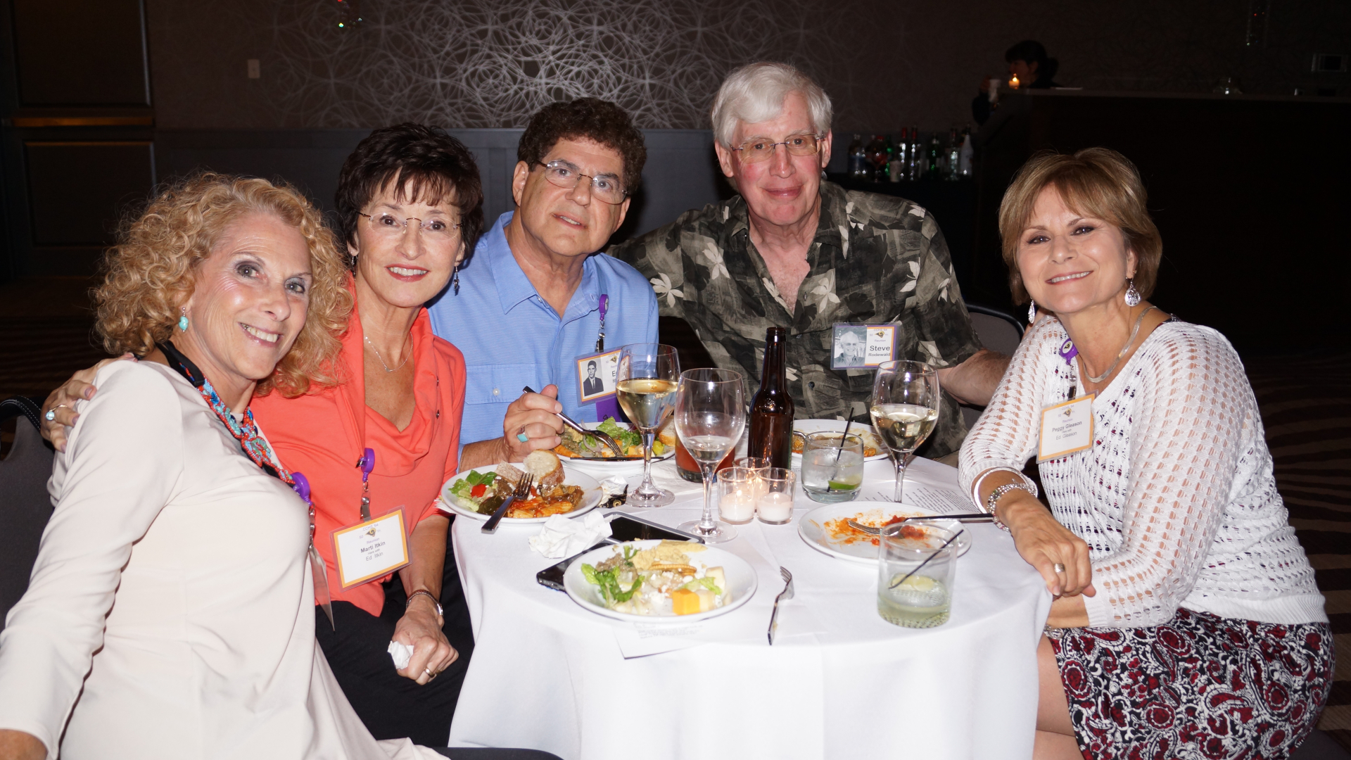 Barbara Fishberg, Marti and Ed Itkin, Steve Rodewald, Peggy Gleason