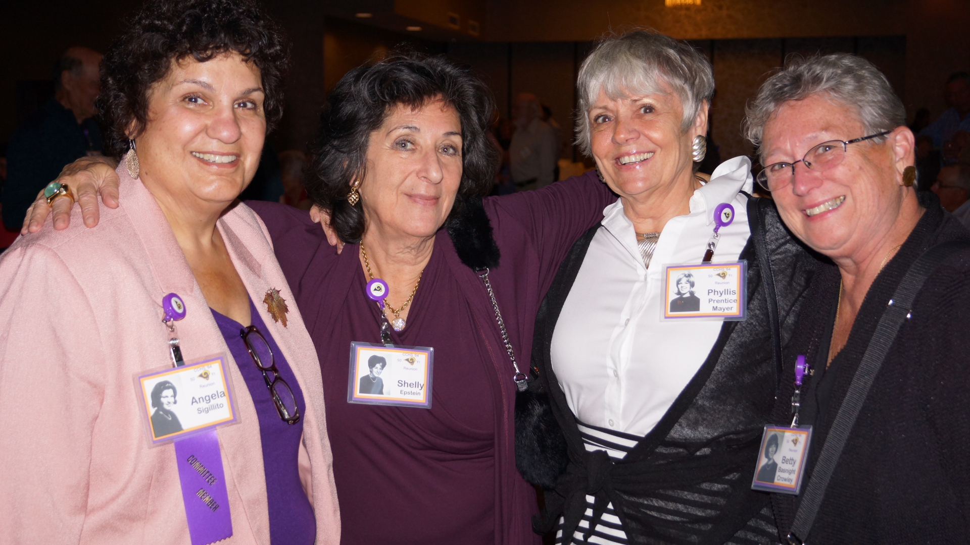 Ange Sigillito, Shelly Epstein, Phyllis Prentice, Betty Basnight