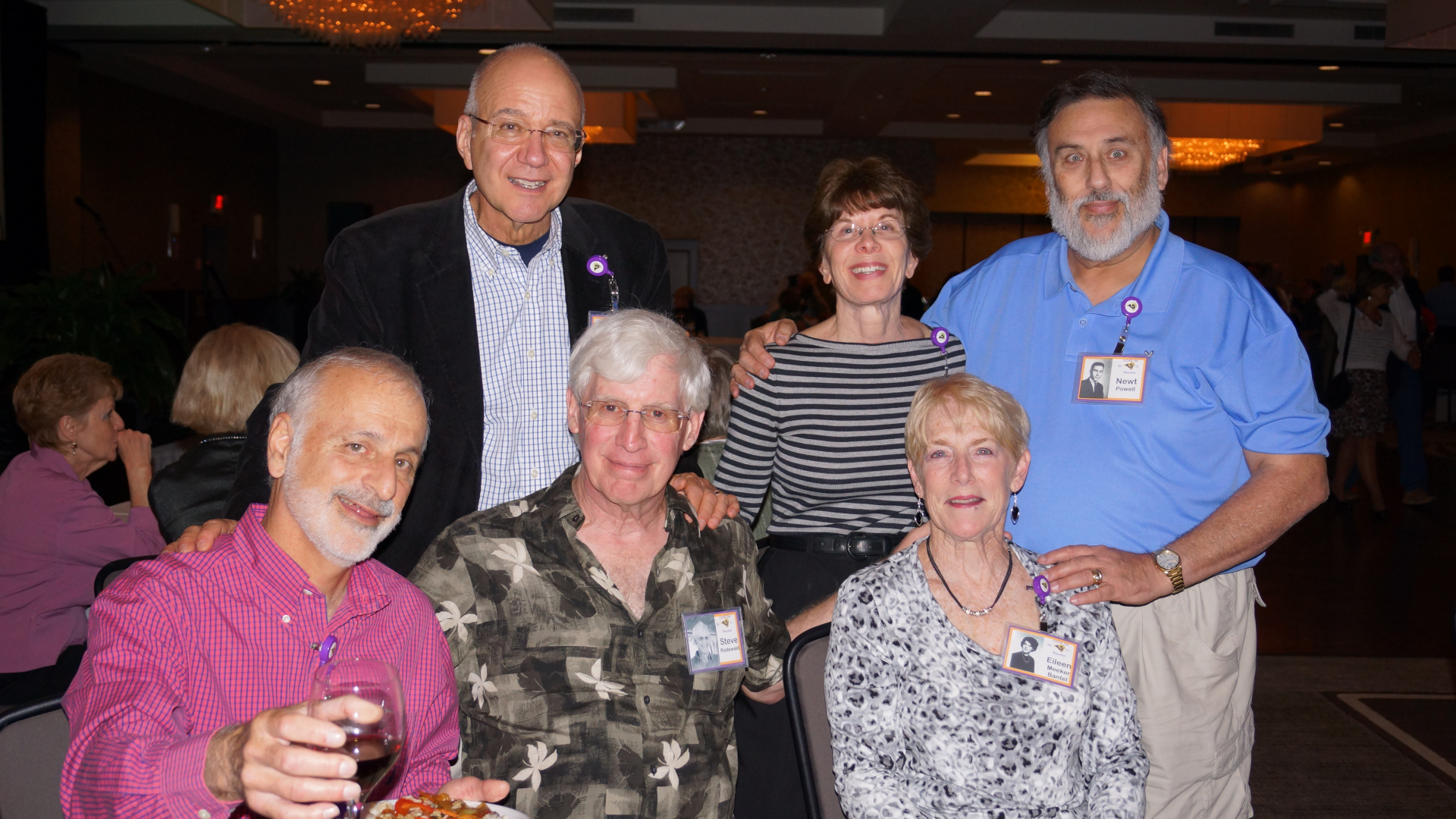 Seated: Ralph D'Alessandro, Steve Rodewald, Eileen Meeker; Standing: Steve Gartrell, Eileen Zuckerman, Newt Powell