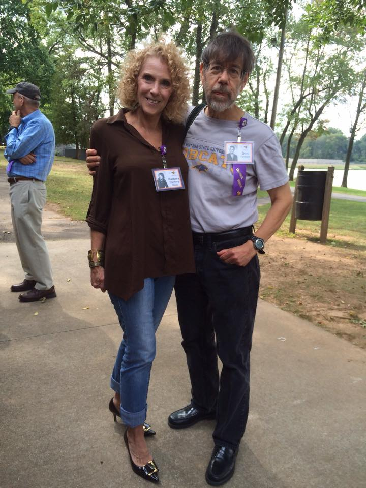 Picnic: Steve Gartrell (in back), Barbara Fishberg, Don Fenbert