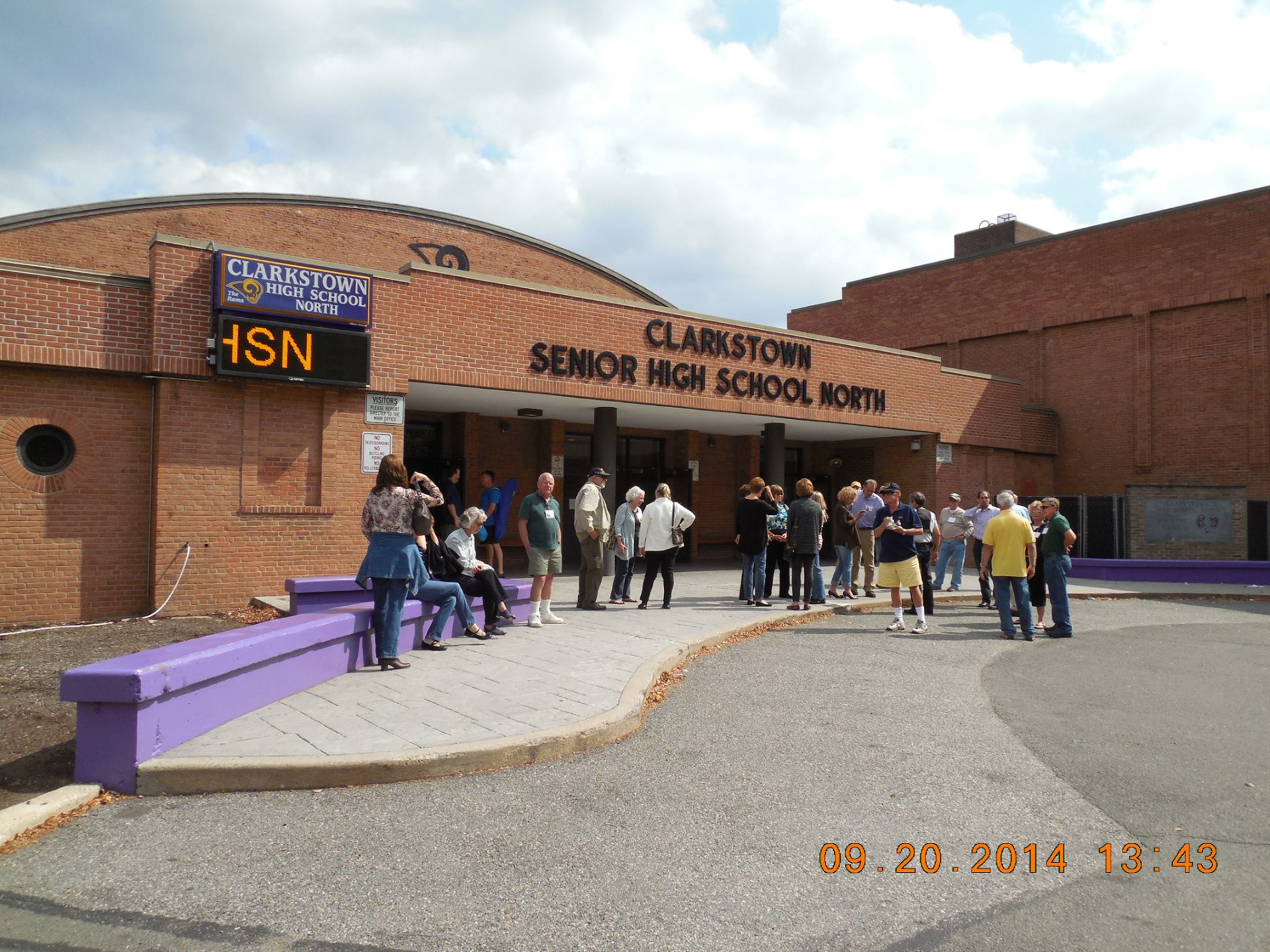 At the School for the tour