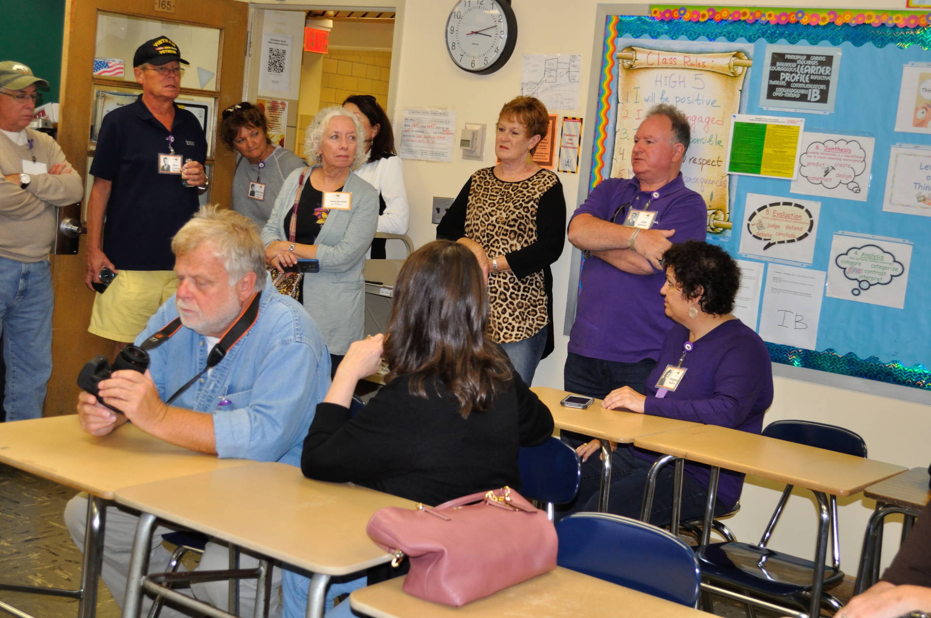 Checking out a classroom