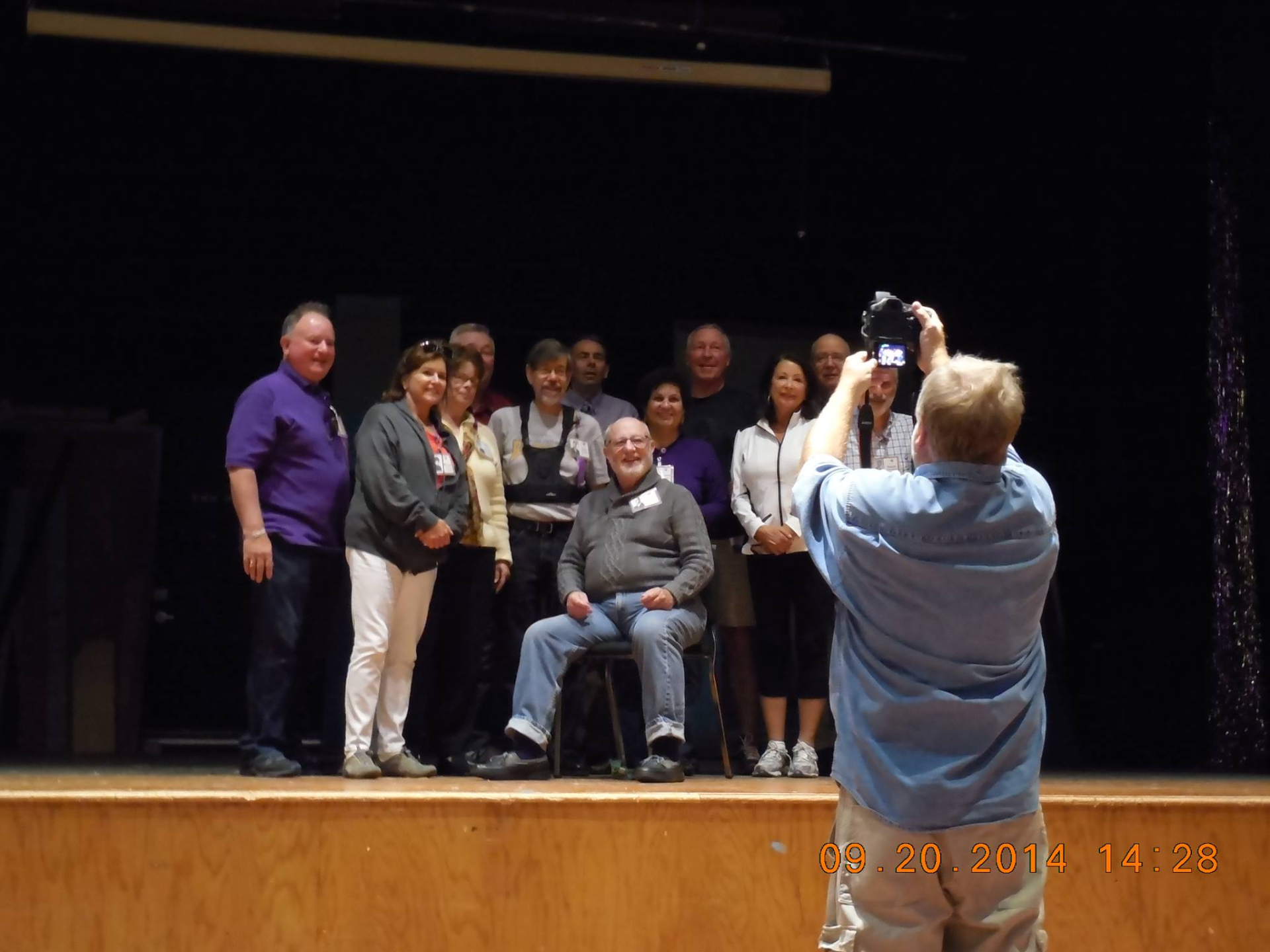Cast members from the Senior Class Play reunited!