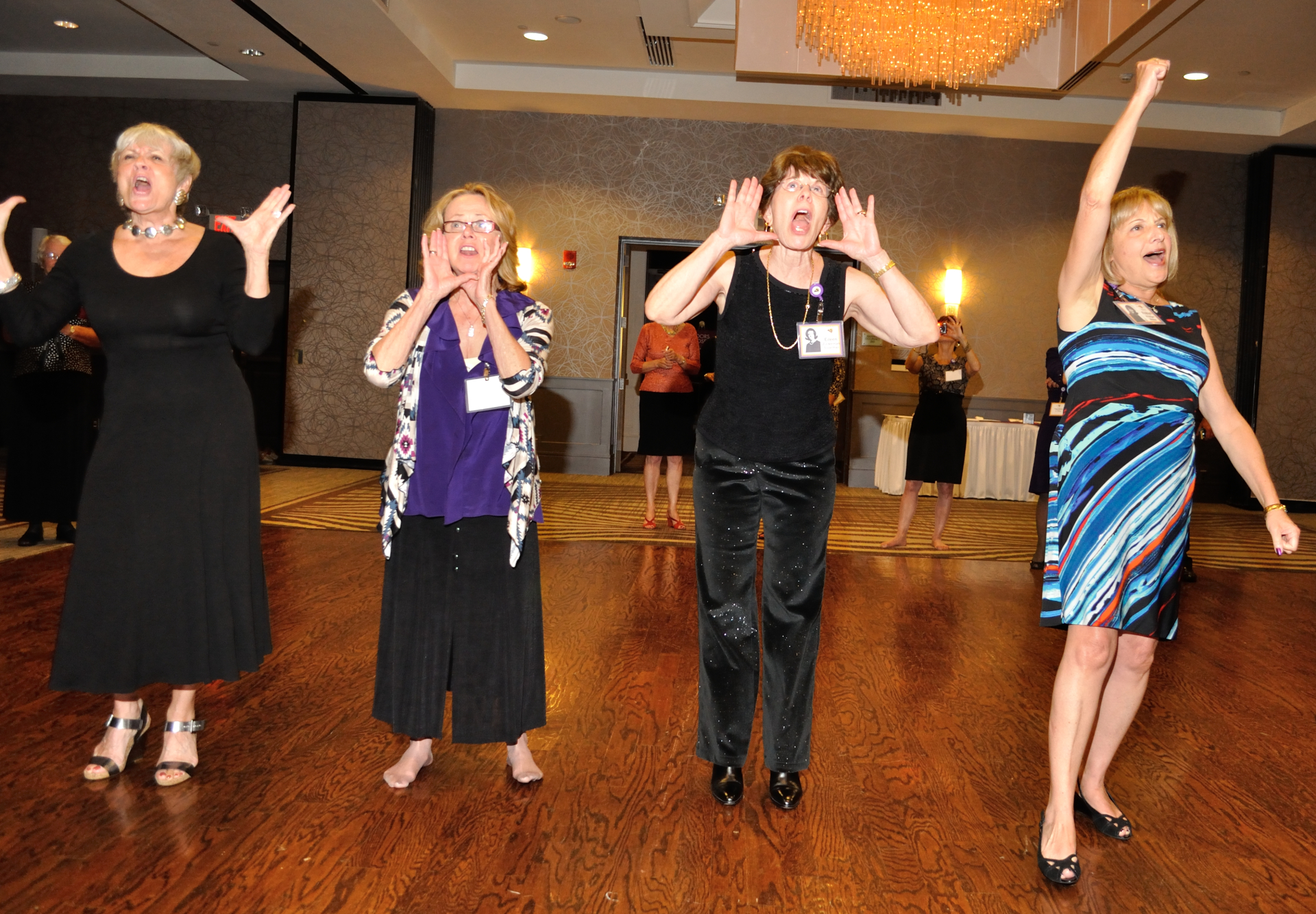 Best Cheerleaders Ever! Phyllis, Nancy, Eileen, Robyn