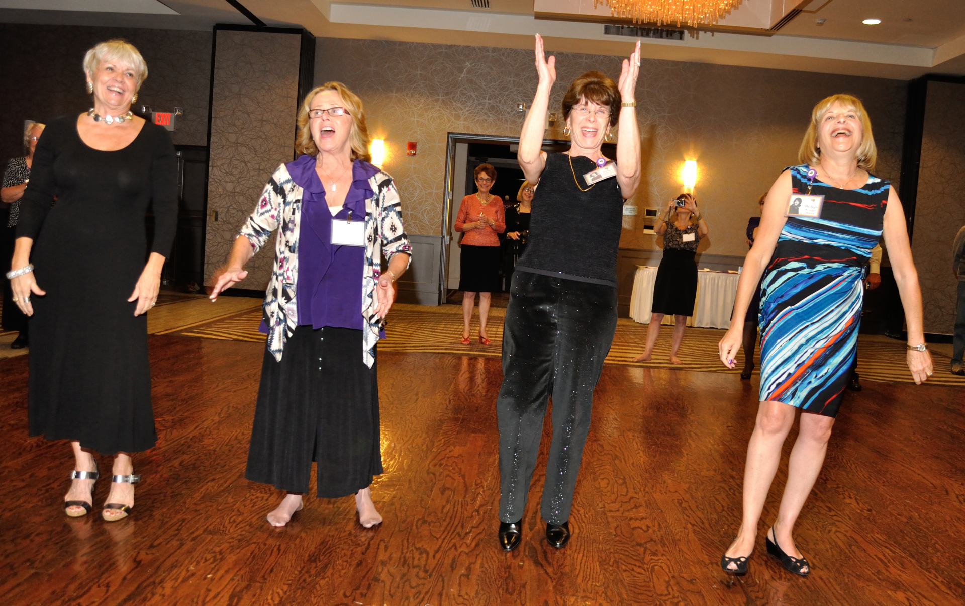 Best Cheerleaders Ever! Phyllis, Nancy, Eileen, Robyn